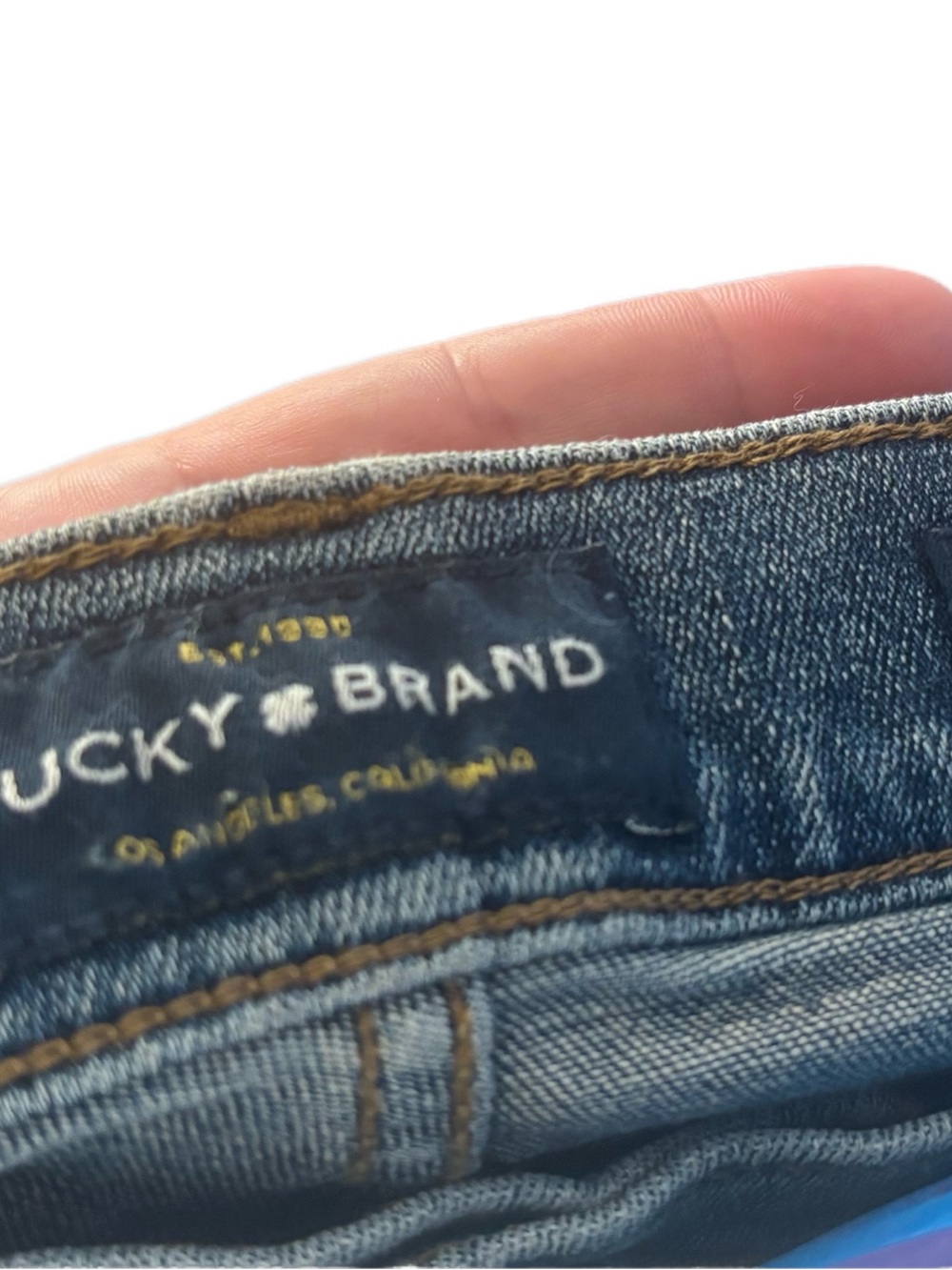Lucky Brand Men's Straight Jeans - Size 40x34 - Medium Blue Denim